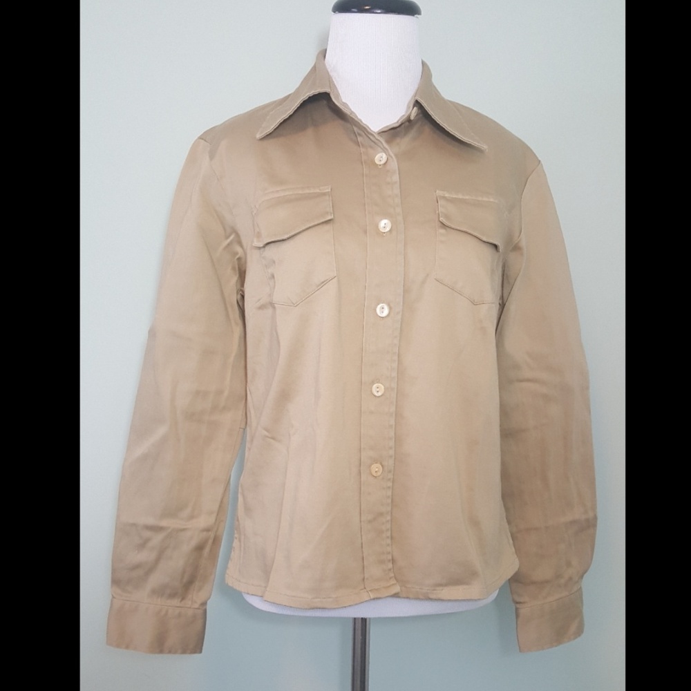 Banana Republic women's stretch button down shirt